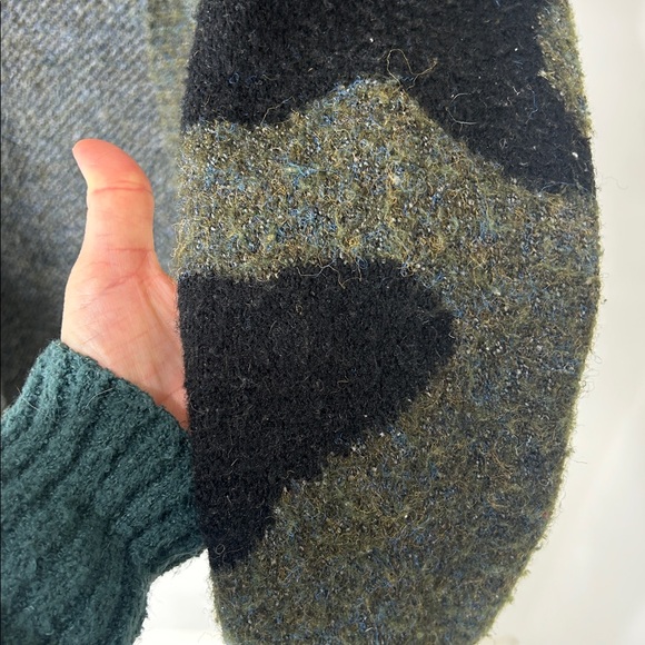 ANTHROPOLOGIE MOTH Camo Knit Open Front Cardigan Size Medium - Picture 14 of 15